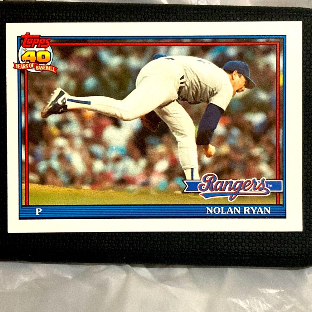 Nolan Ryan baseball card